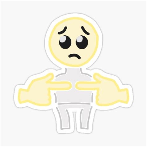 Shy Fingers Nervous Fingers Emoji Tiktok Meme Sticker For Sale By