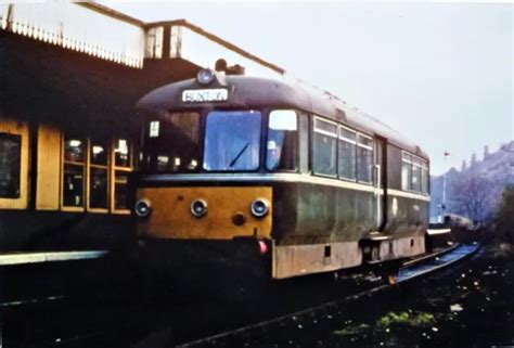 6x4and Railway Photo Br Railbus Millers Dale Buxton 1960s Peak Rail