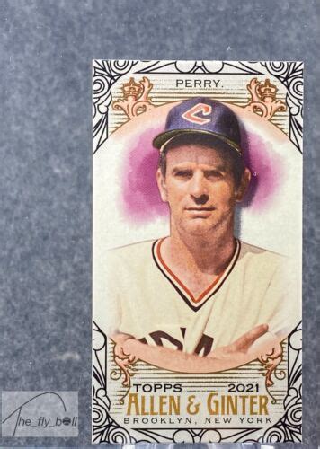 Topps Allen And Ginter Mini Black Border Gaylord Perry Ebay