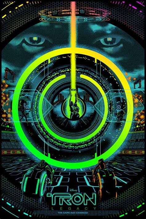 Cool Stuff Raid71 S Glow In The Dark TRON Legacy Poster Takes Us Back