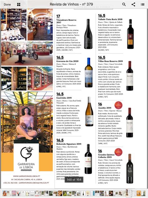 Revista De Vinhos Publishes Tasting Note Of Vineadouro Reserva Tinto