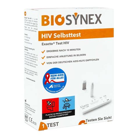 Exacto Hiv Selbsttest 1 Stk Apotheke De