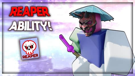 Blade Ball Update Using The New Reaper Ability In Roblox Blade Ball