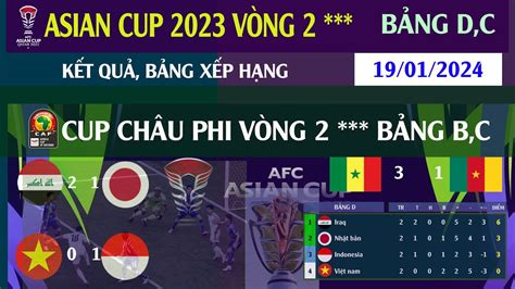 BẢNG XẾP HẠNG VÒNG 2 VCK CHÂU Á ASIAN CUP 2023 VIỆT NAM THUA TRẬN THỨ