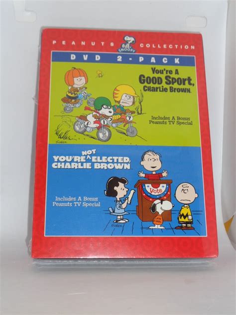 Peanuts Collection Dvd 2 Pack Youre A Good Sport Charlie Brown You