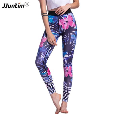 Sport Leggings Sexy Yoga Leggings Flower Printed Yoga Pants Fitness Running Leggings Sweatpants