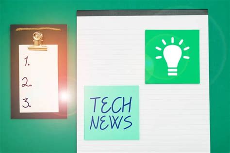 Inspiration Showing Sign Tech News Business Idea Newly Received Or