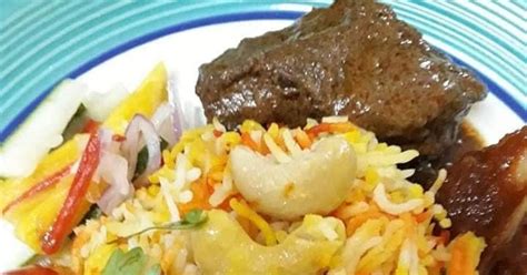 Resepi Nasi Minyak Simple Yang Sedap (Lengkap Dengan Daging Beriani)