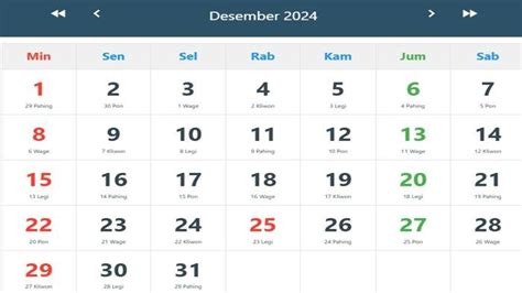 Kalender 2024 Libur Nasional Hari Raya Natal Berapa Hari Cek Jadwal