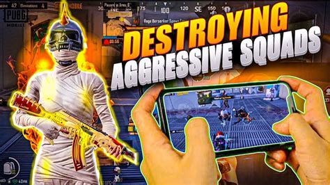 Destroying Aggressive Squads In Ace Conquer Lobby PUBG MOBILE YouTube