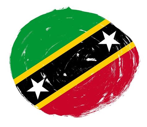 Premium Photo Saint Kitts And Nevis Flag Painted On A Distressed