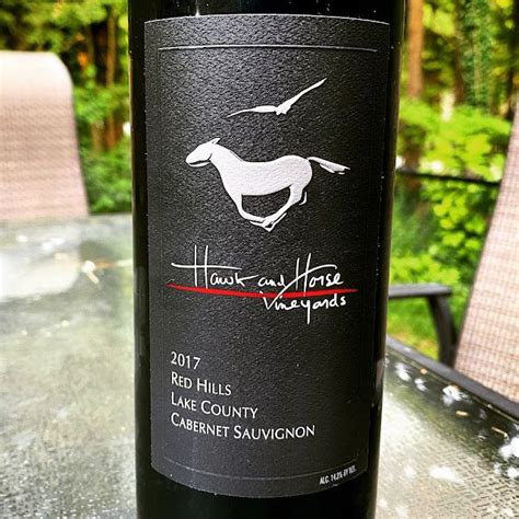 2017 Hawk And Horse Vineyards Cabernet Sauvignon Red Hills Lake County