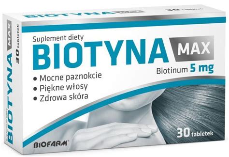 Biotyna Max Mg Mocne Paznokcie Tabletek Ziko Apteka