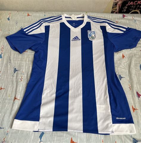 USL Dunkerque Home Football Shirt 2015 2016