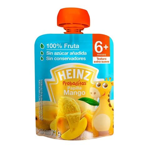 Papilla Heinz Probaditas Pouch Sabor Mango G Walmart