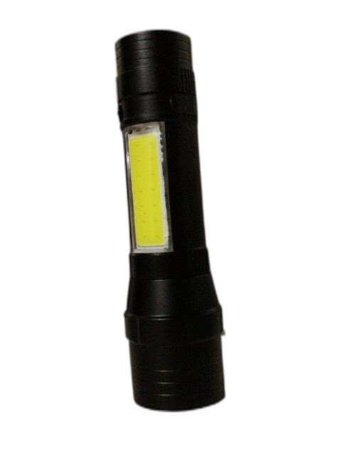 Plastic Cool White Led Tracking Torch Lithium Ion Capacity Mah