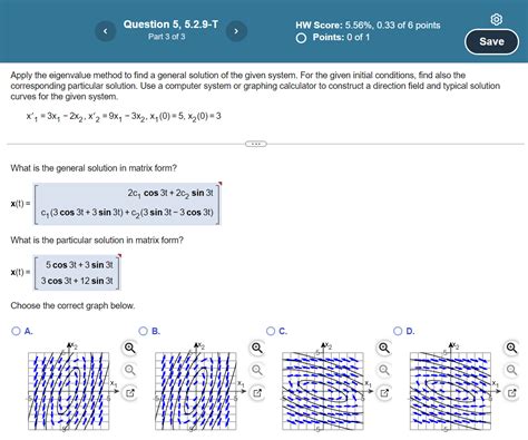 Solved Apply The Eigenvalue Method To Find A General