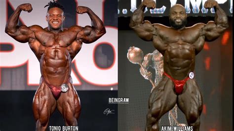 Tonio Burton VS Akim Williams Physique Comparison Akimwilliams