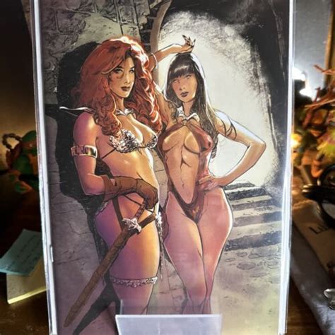 Vampirella Vs Red Sonja Damien Torres Virgin Variant Exclusive Ebay