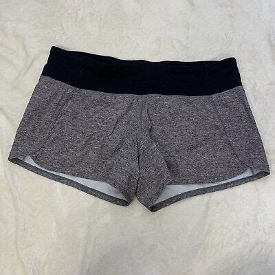 Lululemon Run Times Running Shorts Ii Heather Lux Multi Black Size