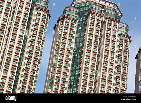 apartment house  hong kong stock photo alamy