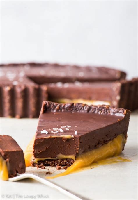 Vegan Salted Caramel Chocolate Tart The Loopy Whisk