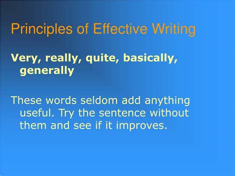 Ppt Part I Principles Of Effective Writing Kristin Cobb Phd