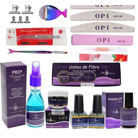 Kit Completo Unhas Gel E Fibra Vidro Pontofrio