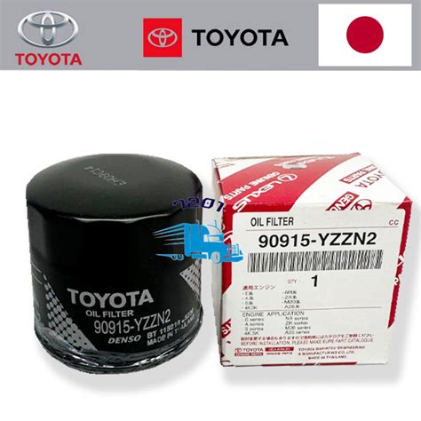 TOYOTA 90915 YZZN2 OIL FILTER Hilux Estima Alphard Altis Camry Vios