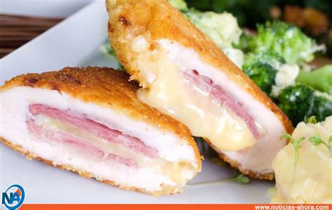 ¡fácil Aprende A Preparar Este Rico Cordon Bleu De Pollo Pechugas Rellenas De Jamon Jamón Y