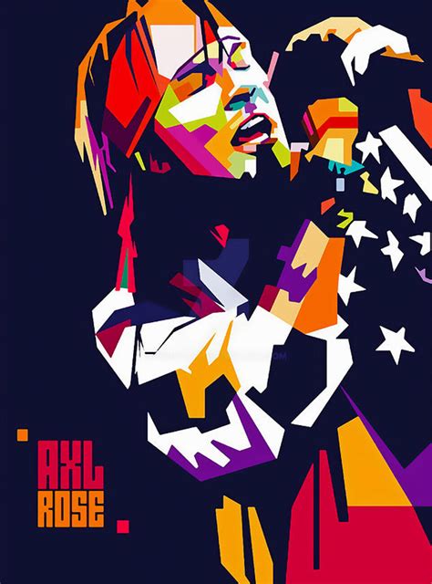 Poster Bilde Axl Rose Wpap Merchandise Europosters