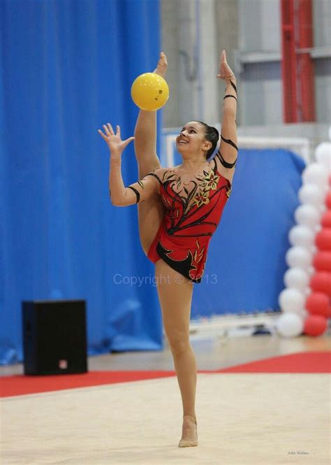 #rhythmic #gymnastics | Gymnastics, Rhythmic gymnastics, Ball exercises