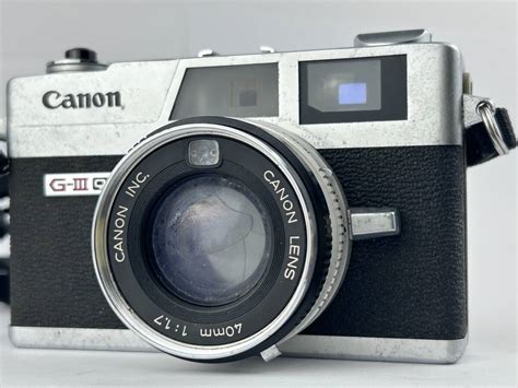 【やや傷や汚れあり】★実用品★ Canon キヤノン Canonet Ql17 G Iii 40mm F17 シャッターok A880