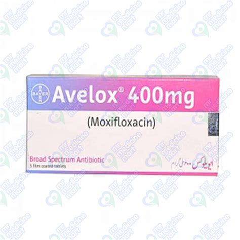 Avelox 400mg Tablet 5 ‘s