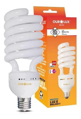 Lámpara fluorescente en espiral 85 W 220 V 6400 K luz blanca color