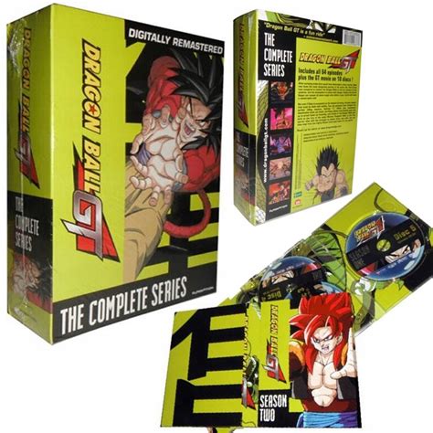 DRAGON BALL GT COMPLETE SERIES 10 DVDs 12592901798 Oficjalne