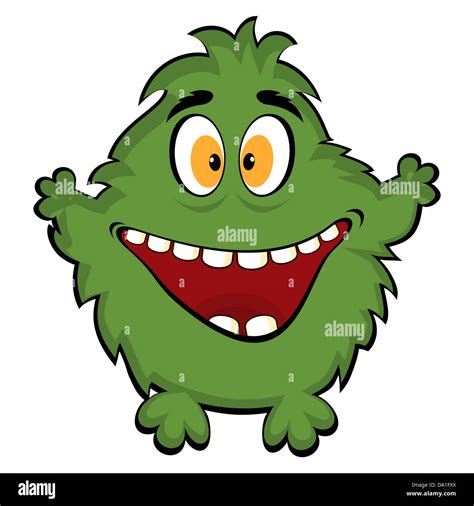 Friendly monster. vector funny monster Stock Photo - Alamy