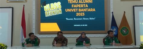 Fakultas Pertanian Univet Gelar Temu Alumni Univet Bantara Sukoharjo