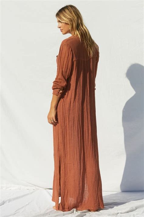 Gauze Borneo Maxi Dress Maxi Dress Maxi Dress With Sleeves Hobo Dress