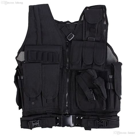 2021 Wholesale Tactical Vest Cool Mens Hunting Vest Outdoor Black Training Military Army Swat