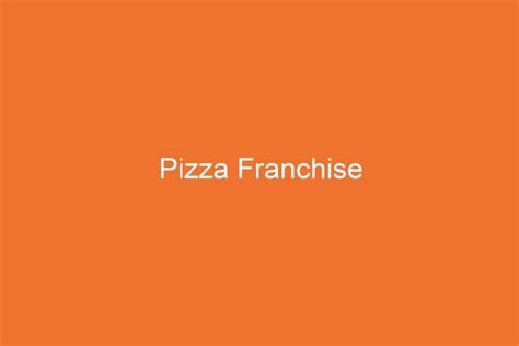 Pizza Franchise | Zweites-Standbein-Aufbauen.de