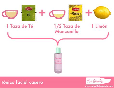 TÓNICO FACIAL CASERO Maquillaje de Gala