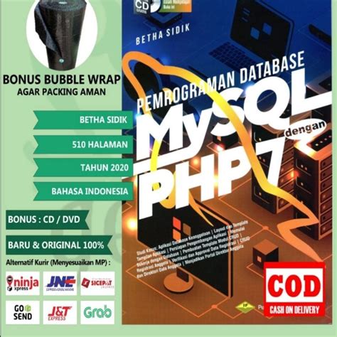 Jual Buku Pemrograman Database Mysql Dengan Php Betha Sidik Harga