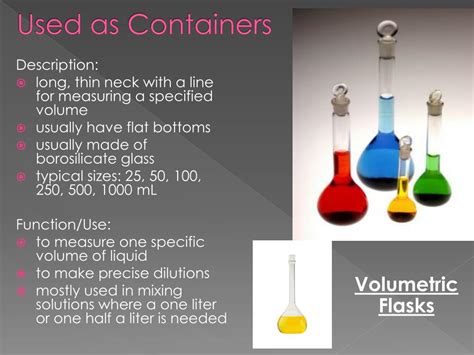 PPT Familiarization With Apparatus Equipment In The Chemistry