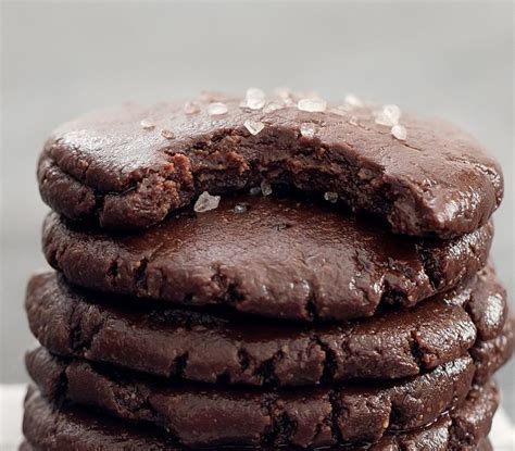 3 Ingredient No Bake Healthy Chocolate Cookies No Flour Butter Or