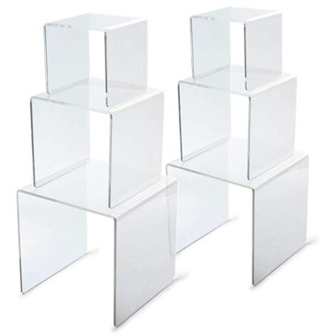 Accents | Acrylic Riser Acrylic Display Risers Acrylic Display Stands ...