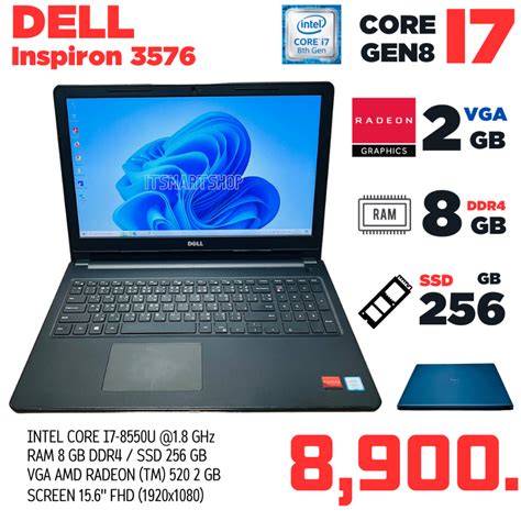 Dell Inspiron 15 3576 I7 Gen8 Ram 8gb Ssd M2 256gb การ์ดจอแยก 2gb จอ 156 Shopee Thailand