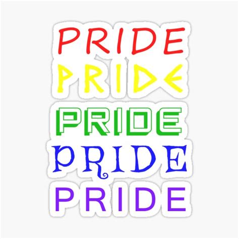 Gay Pride Flag Sticker For Sale By Scardesign11 Redbubble