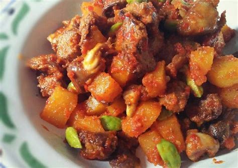 Resep Sambal Goreng Kentang Pete Ati Resep Cara Membuat Sambal Goreng