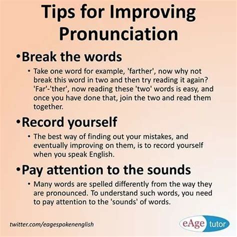 Eage Spoken English On Instagram Tips For Improving Pronunciation